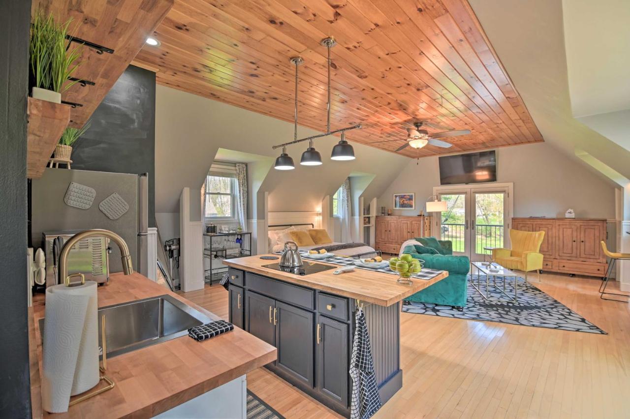 Stylish Studio With Fireplace About 3 Mi From Dtwn! Saratoga Springs Exterior foto